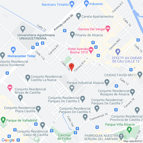 Mapa de Ferrequipos Bogota S.A.S