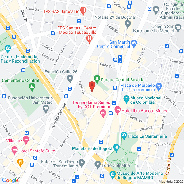 Mapa de Camisería Exclusiva Liliana Paloma