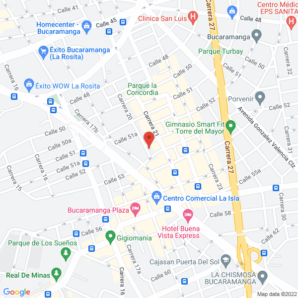 Map of Fábrica De Sonrisas