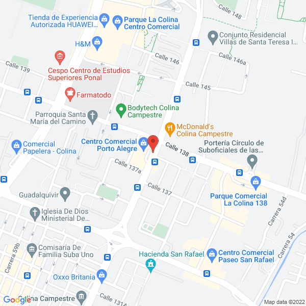 Mapa de Cambios Universal S.A.S.