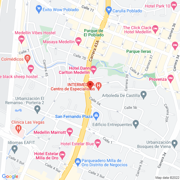 Mapa de Image Medical Group S.A.S.