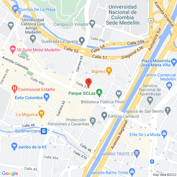 Mapa de Imporllantas Medellín S.A.S.