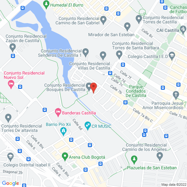 Mapa de Compañía General De Rodamientos Ltda.