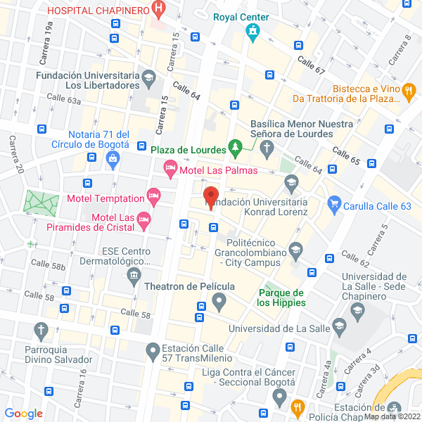 Mapa de Cortinas Antisolares S.A.S.