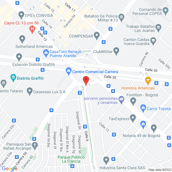 Mapa de Distapisol
