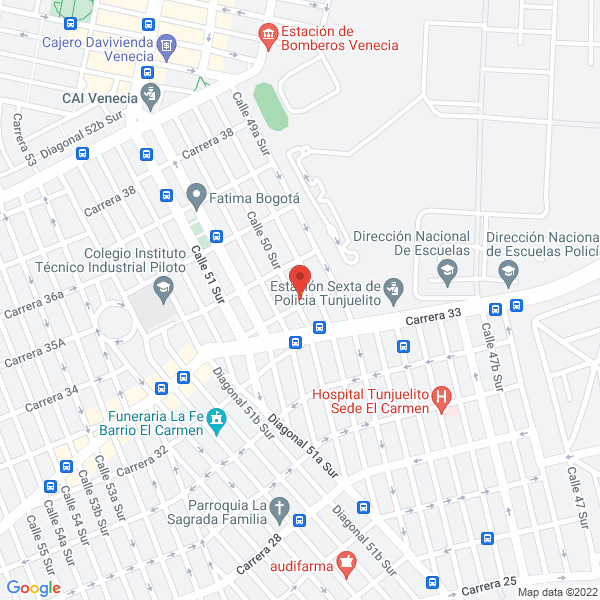 Mapa de Distribuidora Juan Pulido Ltda