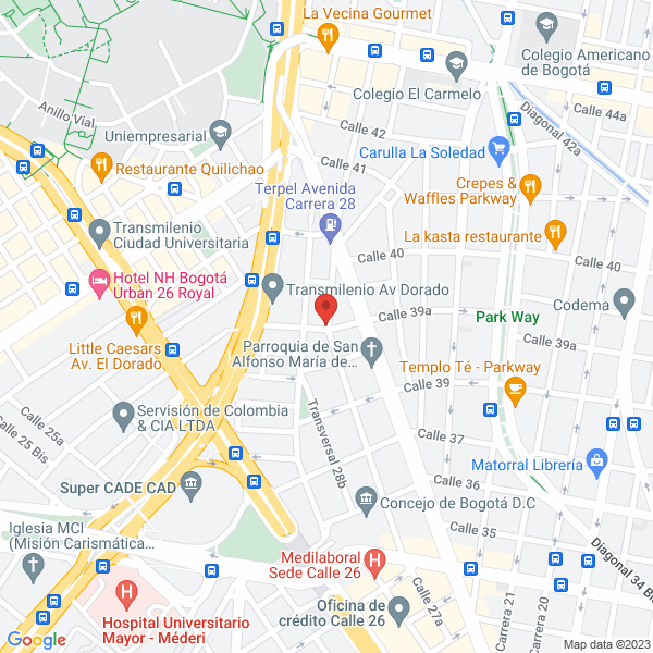 Mapa de Domínguez & Moreno Cía. Ltda.