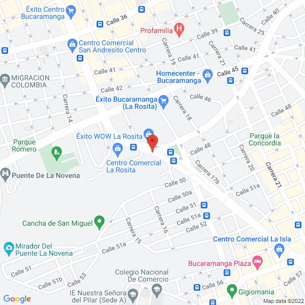 Map of Droguería Y Perfumería La Exitosa