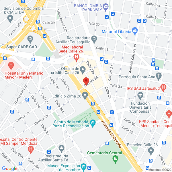 Mapa de Javi Asesores Ltda.