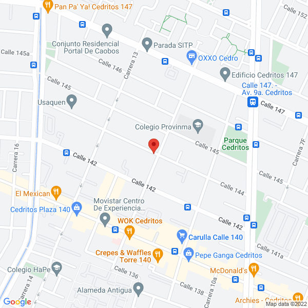 Mapa de Karen Records De Colombia S.A.