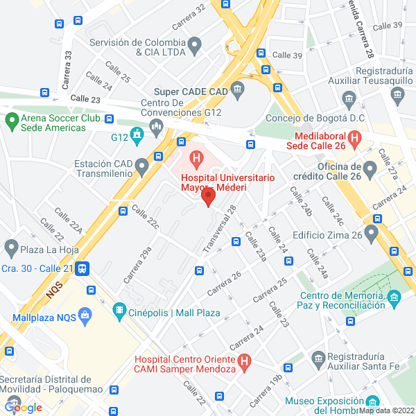 Mapa de Martín Tour Viajes Y Turismo Ltda.