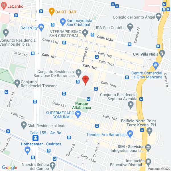 Mapa de Produplast García Ltda.