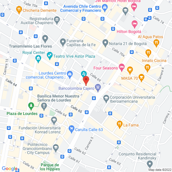 Mapa de Proexequial S.A.S.