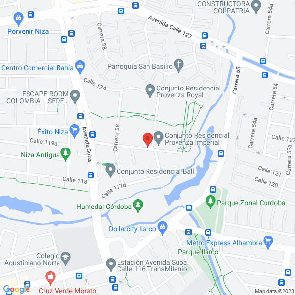 Mapa de Profesionales Para El Desarrollo Institucional Ltda. Prodeiltda.