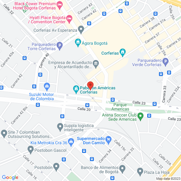 Mapa de Representaciones Pacheco Sossa Y Cía. Ltda.