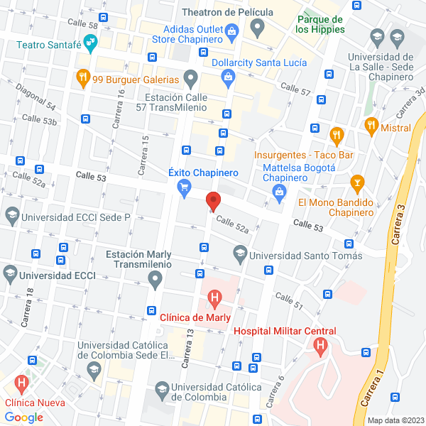 Mapa de Sotelo Y Sotelo Y Cía. Ltda. Agente De Medicina Prepagada