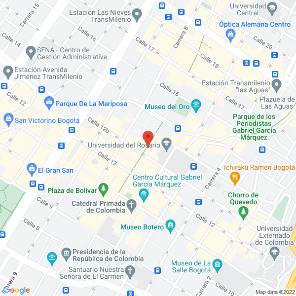 Mapa de Agencia De Viajes Villa De Leiva S A