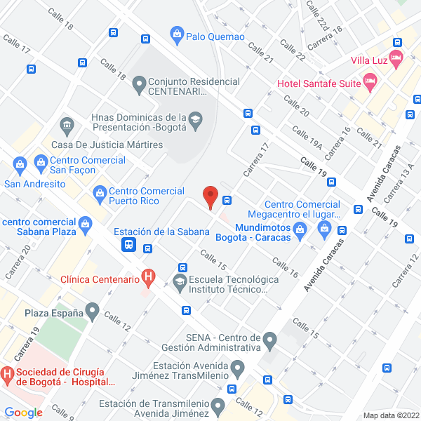 Mapa de Alumetales Sas