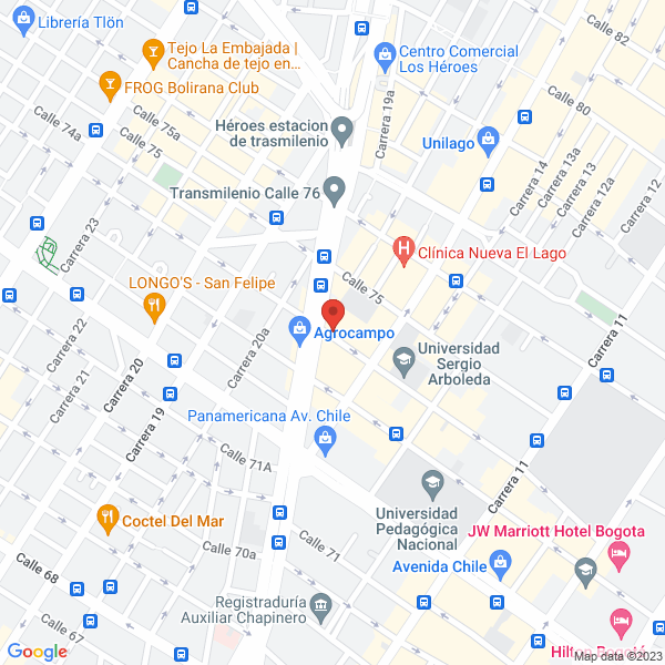 Mapa de Contaldía International Accounting S.A.S.