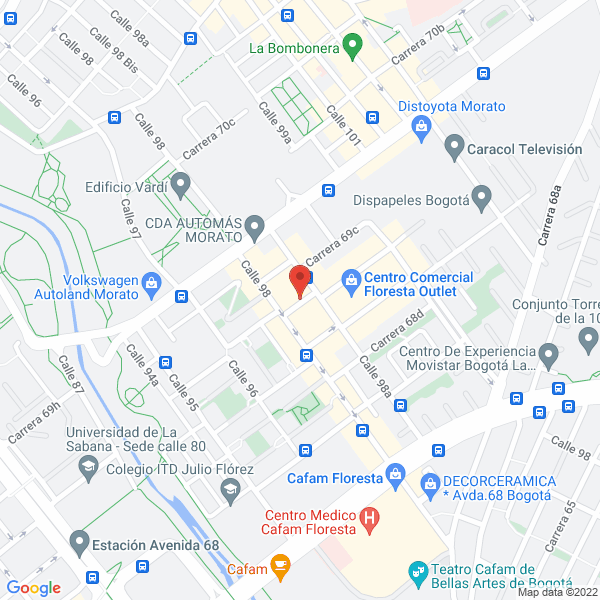 Mapa de Supermax Store S.A.S.