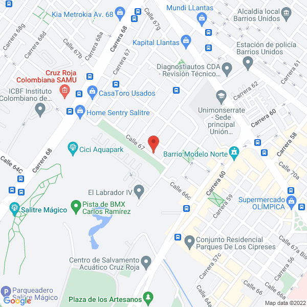 Mapa de Equipos Y Obras L.A. Roa S.A.S.