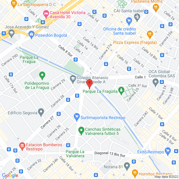 Mapa de Indumaral Escritorios S.A.S.