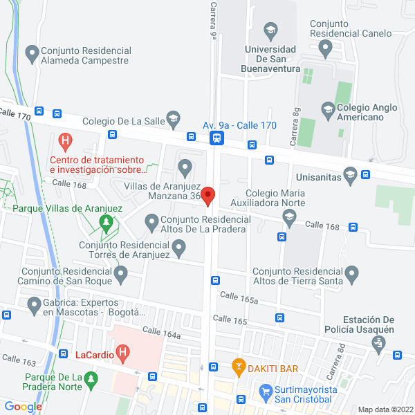 Mapa de Persan Consultores S.A.S.