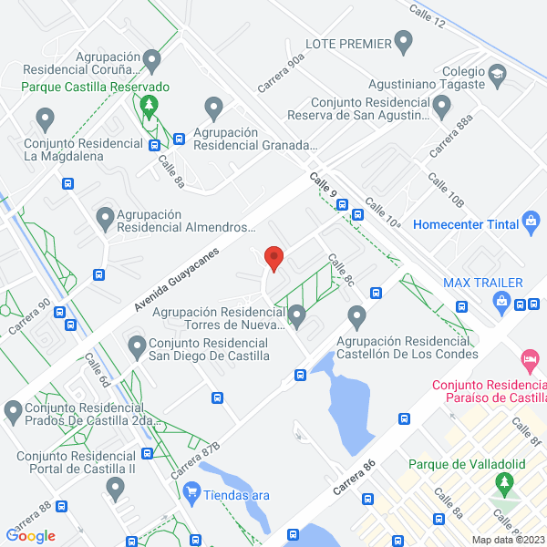 Mapa de Panadería Y Pastelería Pan Express S.A.S.