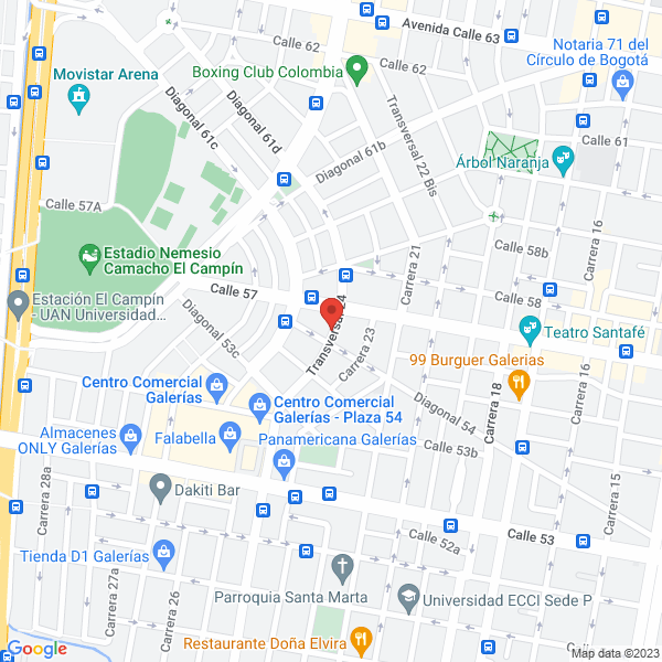 Mapa de Grupo Cartoy Díaz S.A.S.