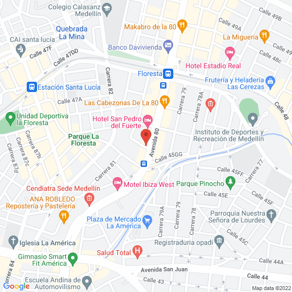 Mapa de In Cloud Marketing S.A.S.