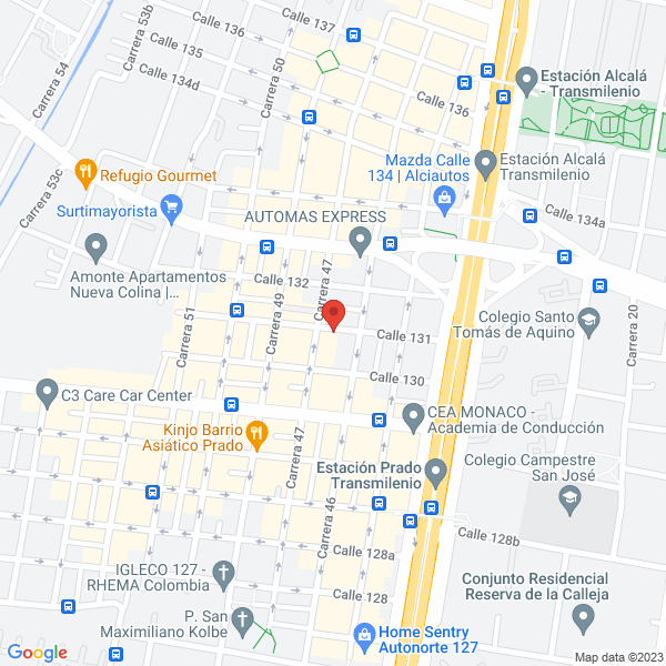 Mapa de Imporfrenos Y Repuestos Bogotá S.A.S.