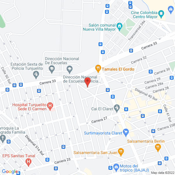 Mapa de Profritos Zulys S.A.S.
