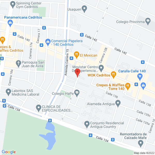 Mapa de Sescol S.A.S.