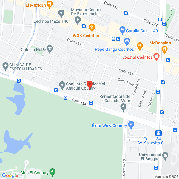 Mapa de Peseta Arquitectos S.A.S.