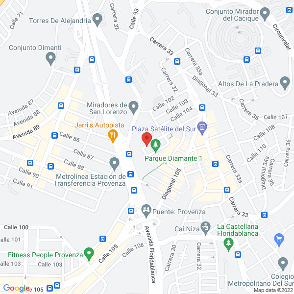 Map of A Comer Pollo.Com