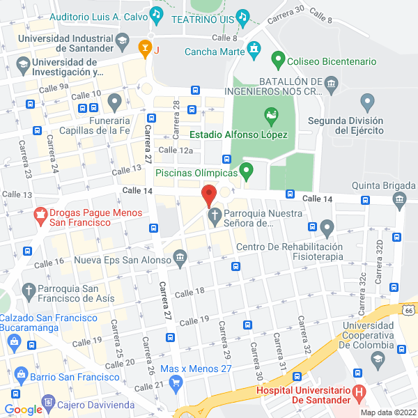 Map of Academia De Billares La Marqueza