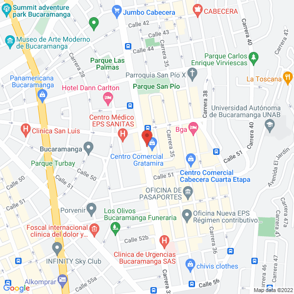 Map of Accesorios Celuandroid