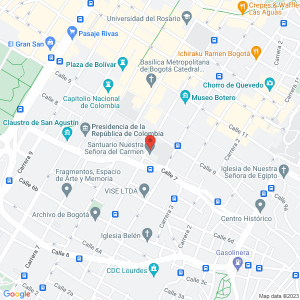 Mapa de Asociación De Padres De Familia Del Colegio Salesiano De León XIII