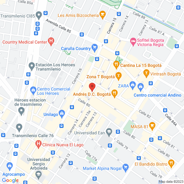 Mapa de Asonac