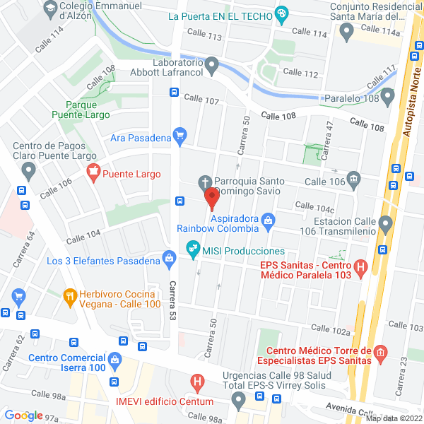 Mapa de Asociación María Santificadora