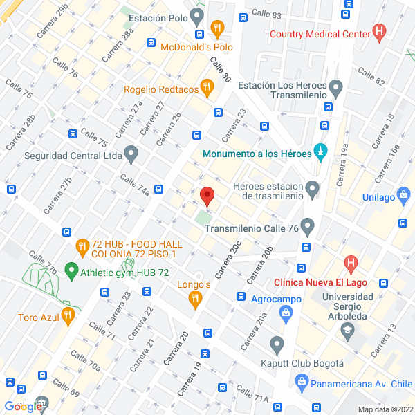 Mapa de Asoinfho