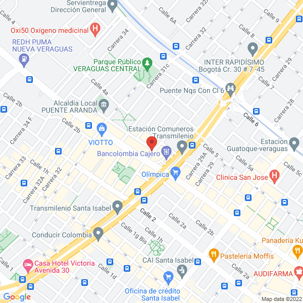 Mapa de Constructora Binario