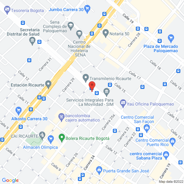 Mapa de Asoferco