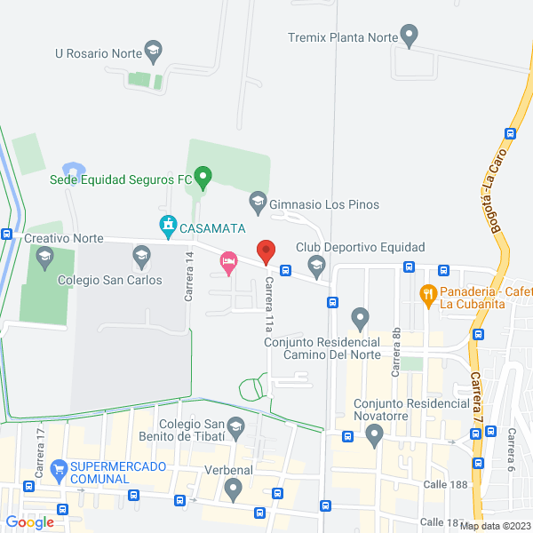 Mapa de Asociación De Exalumnos Del Colegio San Carlos