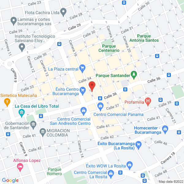 Map of Cobros Y Recaudos Especializados S.A.S.