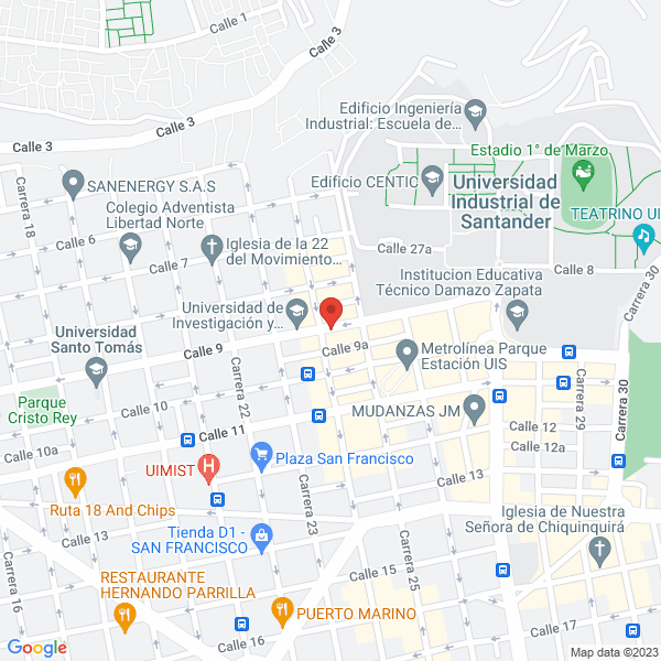 Map of Domicilios Ashley