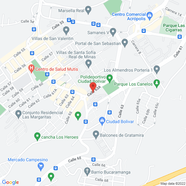 Map of Encofrados Y Herrajes Modulares S.A.S.
