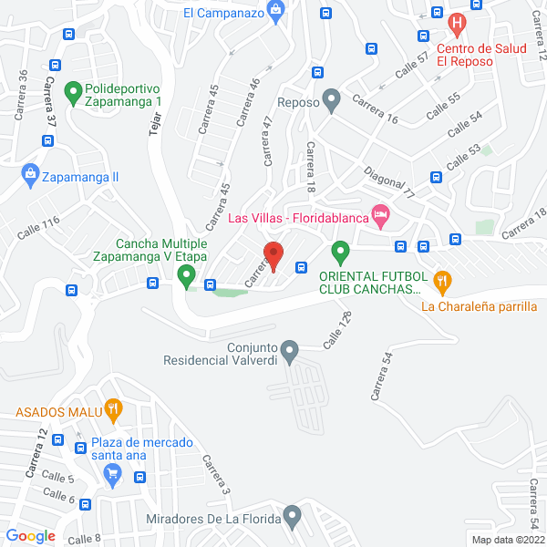 Map of Ortiz Díaz Johana Carolina
