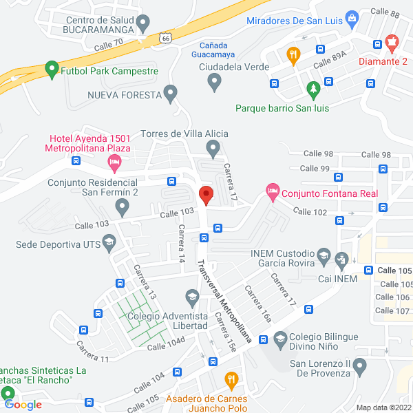 Map of Organizacion Musical Javier Nieto