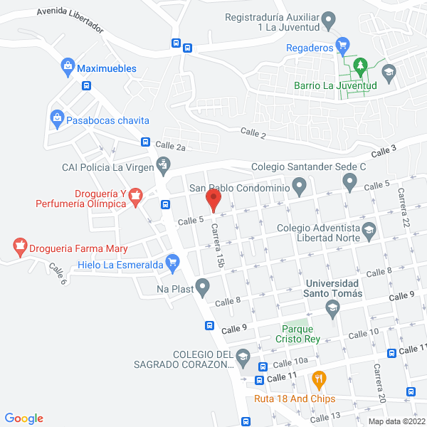 Map of Panadería La Quinta
